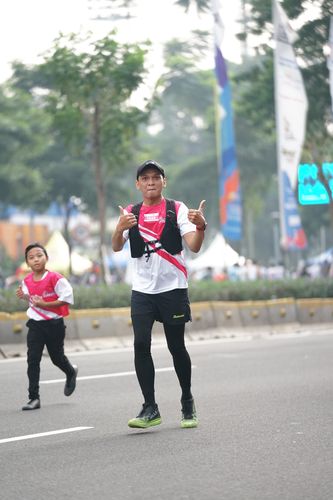 Race photo from Smartfren Run 2024 Vibes