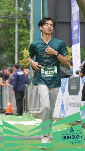 Race photo from Mangkunegaran Run 2025