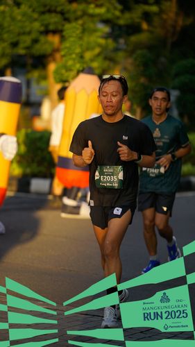 Race photo from Mangkunegaran Run 2025