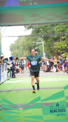 Race photo from Mangkunegaran Run 2025