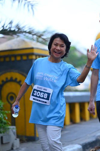 Race photo from KEMLU RUN 2025