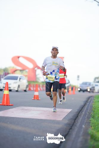 Race photo from Taman Budaya x BOGORUN 2025
