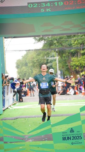 Race photo from Mangkunegaran Run 2025