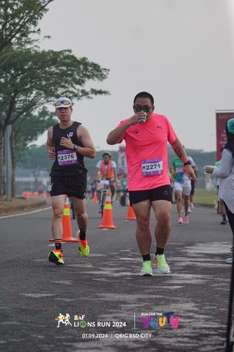 Race photo from BAF LIONS RUN 2024