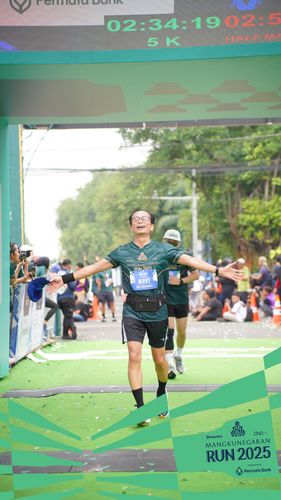 Race photo from Mangkunegaran Run 2025
