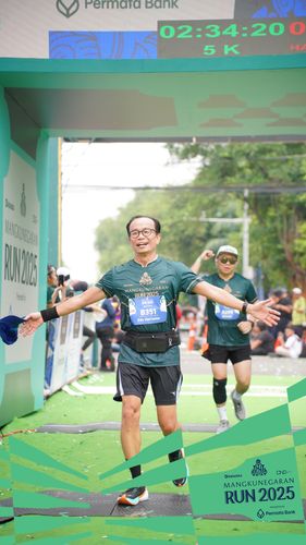 Race photo from Mangkunegaran Run 2025