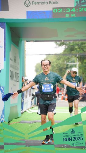 Race photo from Mangkunegaran Run 2025