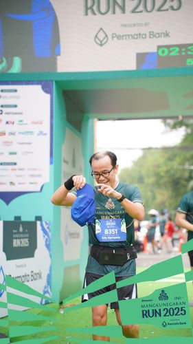 Race photo from Mangkunegaran Run 2025