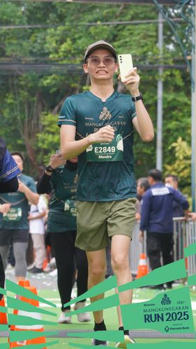 Race photo from Mangkunegaran Run 2025
