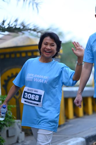 Race photo from KEMLU RUN 2025
