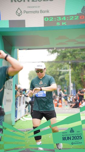 Race photo from Mangkunegaran Run 2025
