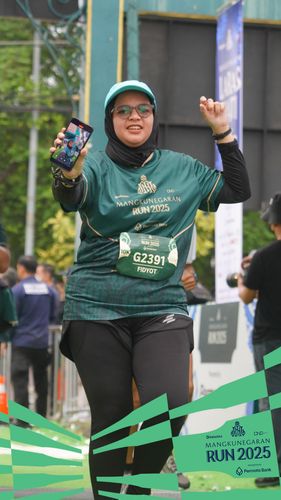 Race photo from Mangkunegaran Run 2025