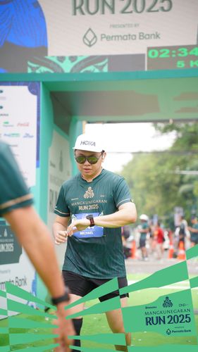 Race photo from Mangkunegaran Run 2025