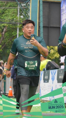 Race photo from Mangkunegaran Run 2025