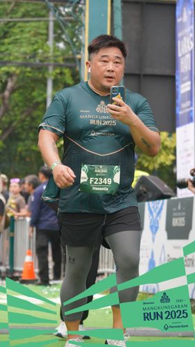 Race photo from Mangkunegaran Run 2025