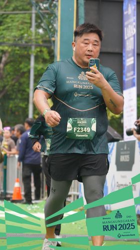 Race photo from Mangkunegaran Run 2025