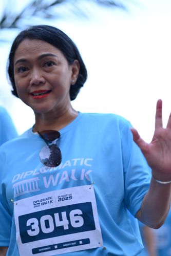Race photo from KEMLU RUN 2025