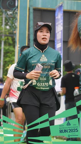 Race photo from Mangkunegaran Run 2025