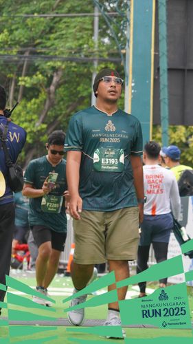 Race photo from Mangkunegaran Run 2025