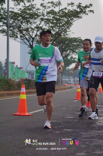 Race photo from BAF LIONS RUN 2024