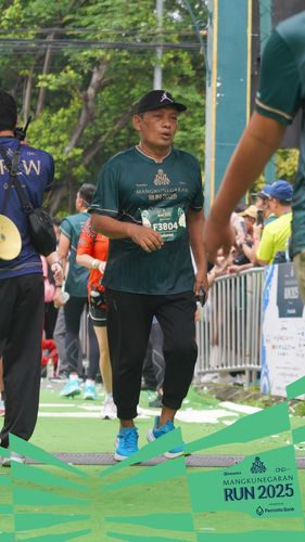 Race photo from Mangkunegaran Run 2025