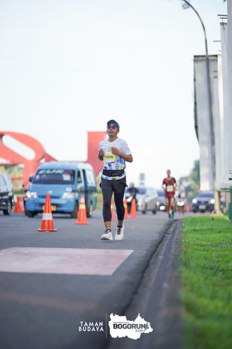 Race photo from Taman Budaya x BOGORUN 2025