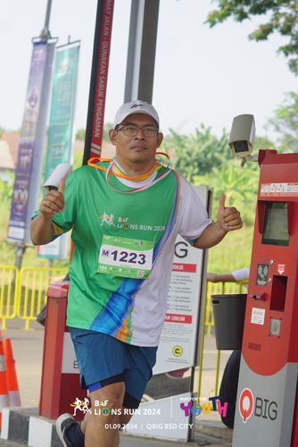 Race photo from BAF LIONS RUN 2024