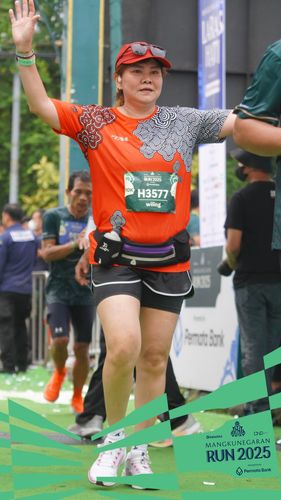 Race photo from Mangkunegaran Run 2025