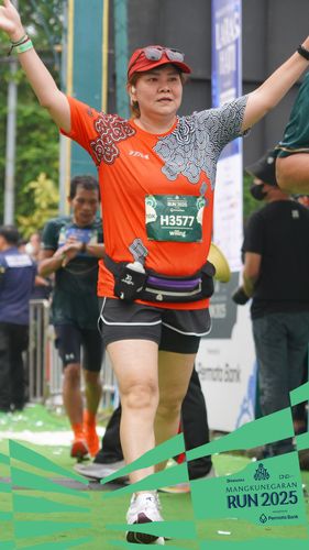 Race photo from Mangkunegaran Run 2025