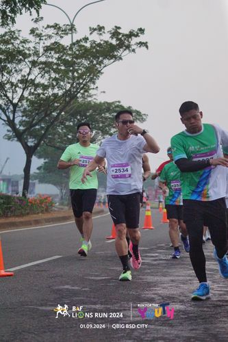 Race photo from BAF LIONS RUN 2024