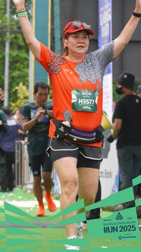 Race photo from Mangkunegaran Run 2025