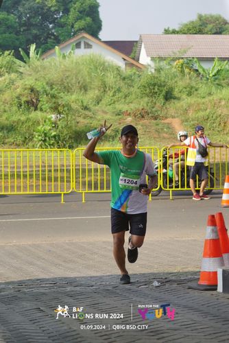 Race photo from BAF LIONS RUN 2024