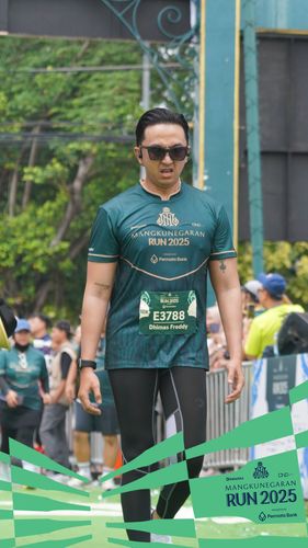 Race photo from Mangkunegaran Run 2025