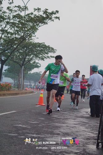 Race photo from BAF LIONS RUN 2024