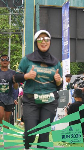 Race photo from Mangkunegaran Run 2025