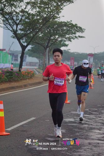 Race photo from BAF LIONS RUN 2024