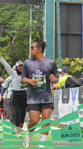 Race photo from Mangkunegaran Run 2025