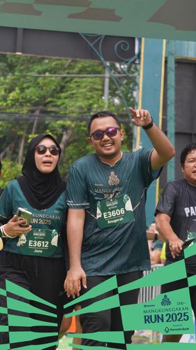 Race photo from Mangkunegaran Run 2025
