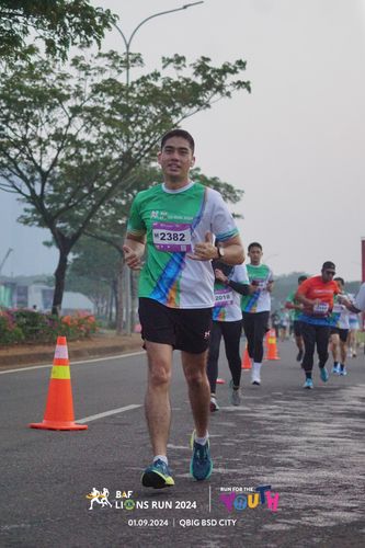 Race photo from BAF LIONS RUN 2024