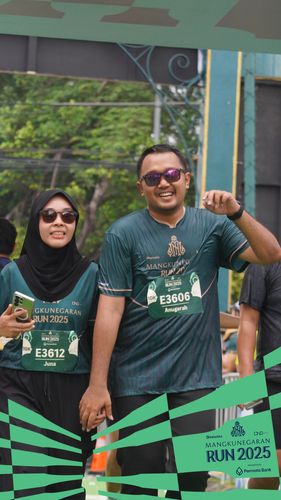 Race photo from Mangkunegaran Run 2025
