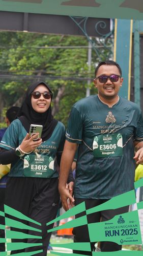 Race photo from Mangkunegaran Run 2025