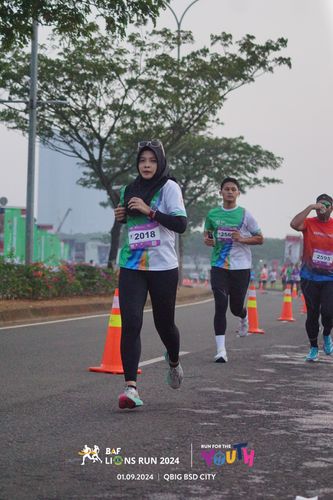 Race photo from BAF LIONS RUN 2024