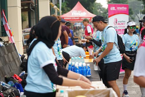 Race photo from Smartfren Run 2024 Vibes