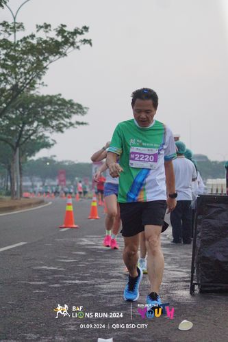 Race photo from BAF LIONS RUN 2024
