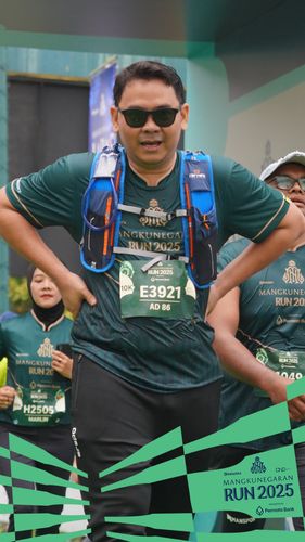 Race photo from Mangkunegaran Run 2025