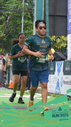 Race photo from Mangkunegaran Run 2025