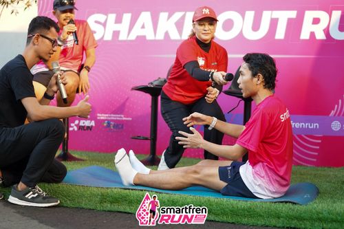 Race photo from Shakeout Run - Smartfren Run