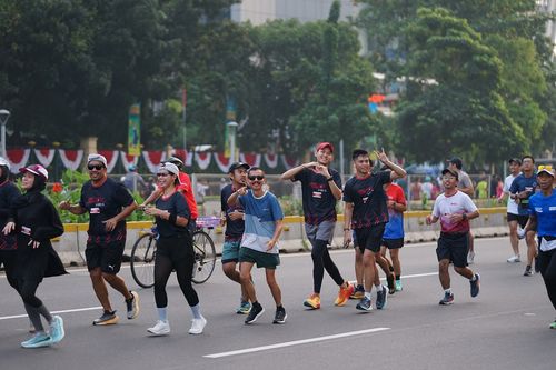 Race photo from One Run 10K Vibes 2024
