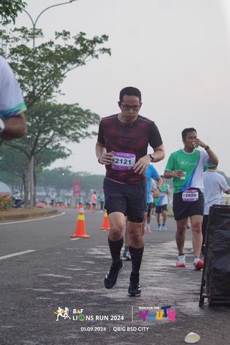 Race photo from BAF LIONS RUN 2024