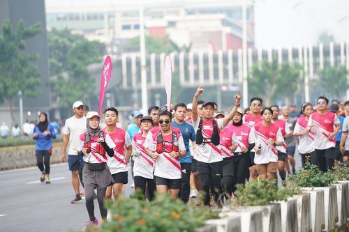 Race photo from Smartfren Run 2024 Vibes